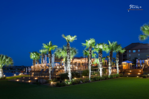 Outdoor Lighting at the  Horseshoe Bay Resort Yacht Club in Horseshoe Bay Texas